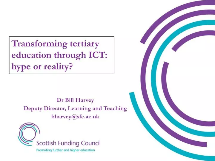 transforming tertiary education through ict hype or reality