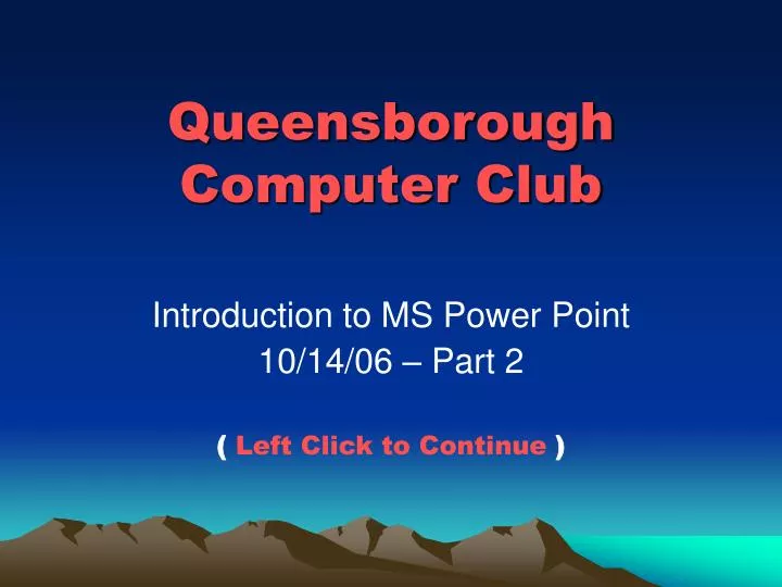 queensborough computer club