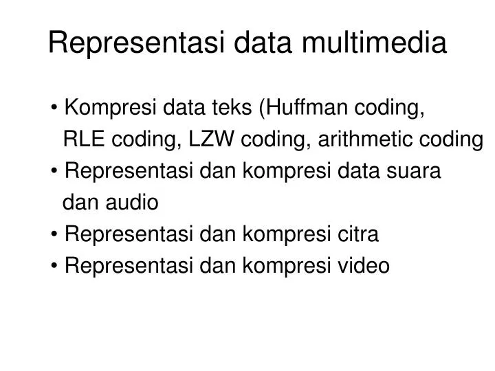 representasi data multimedia