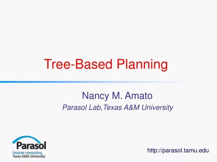 tree based planning