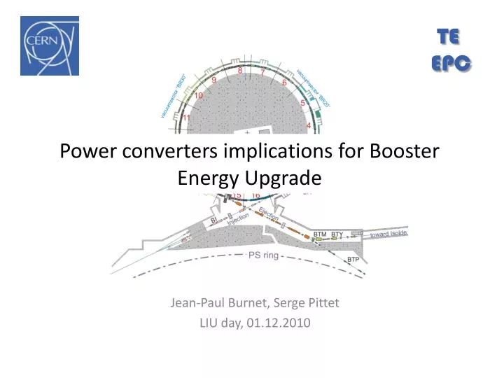 power converters implications for booster energy upgrade