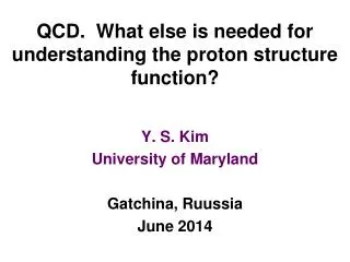 QCD. What else is needed for understanding the proton structure function?
