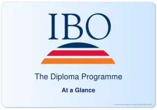 The Diploma Programme