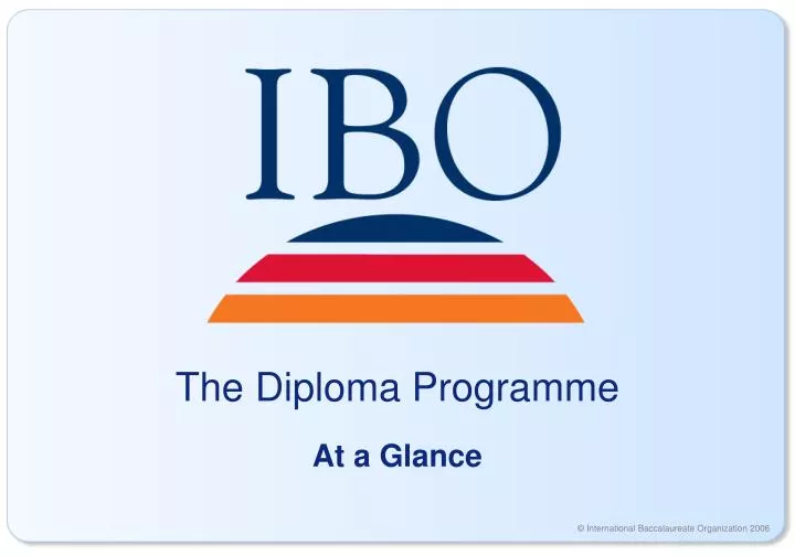the diploma programme