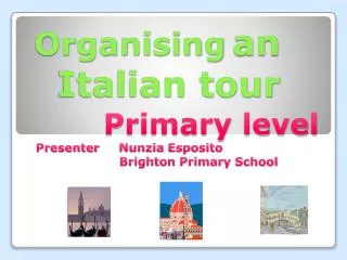 Organising an Italian tour