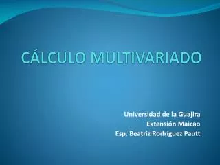 c lculo multivariado