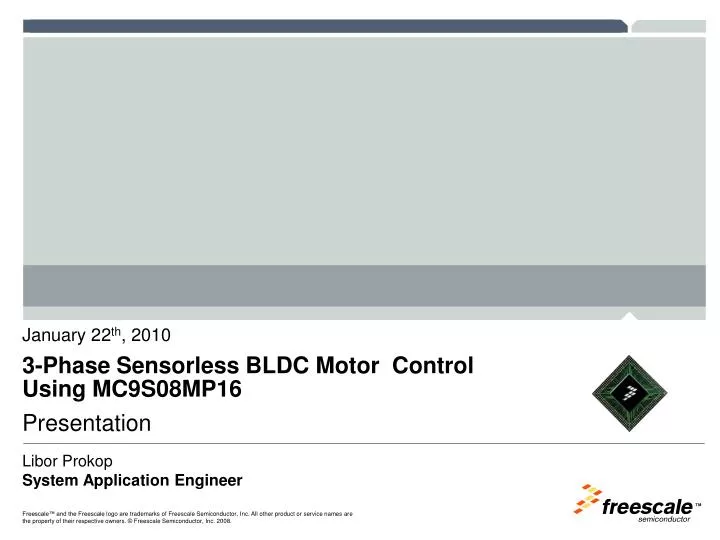 3 phase sensorless bldc motor control using mc9s08mp16
