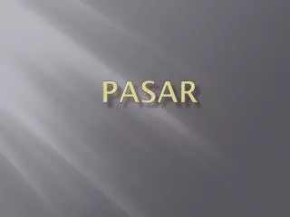 pasar