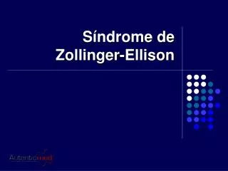 s ndrome de zollinger ellison
