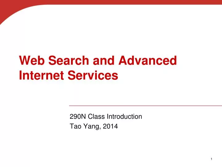 web search and advanced internet services