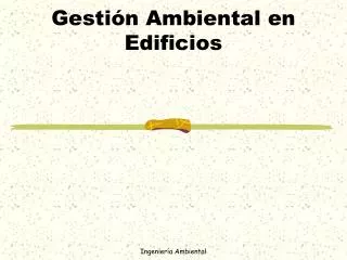 gesti n ambiental en edificios