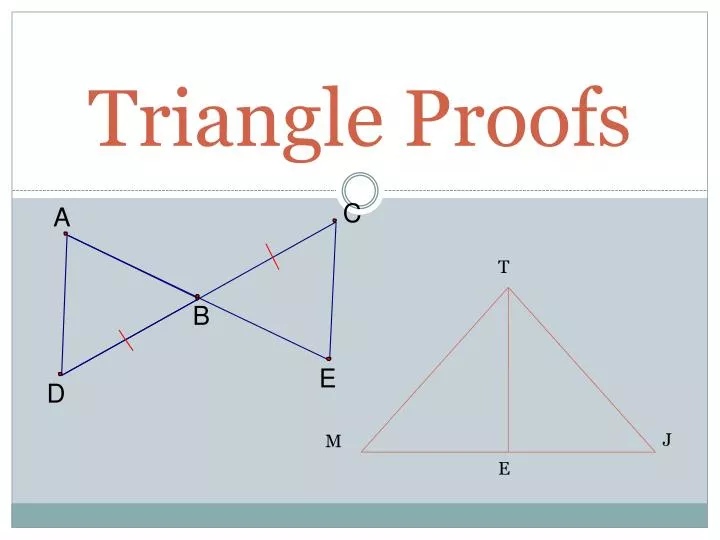 triangle proofs