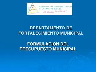 departamento de fortalecimiento municipal