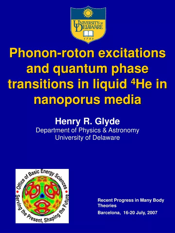 phonon roton excitations and quantum phase transitions in liquid 4 he in nanoporus media