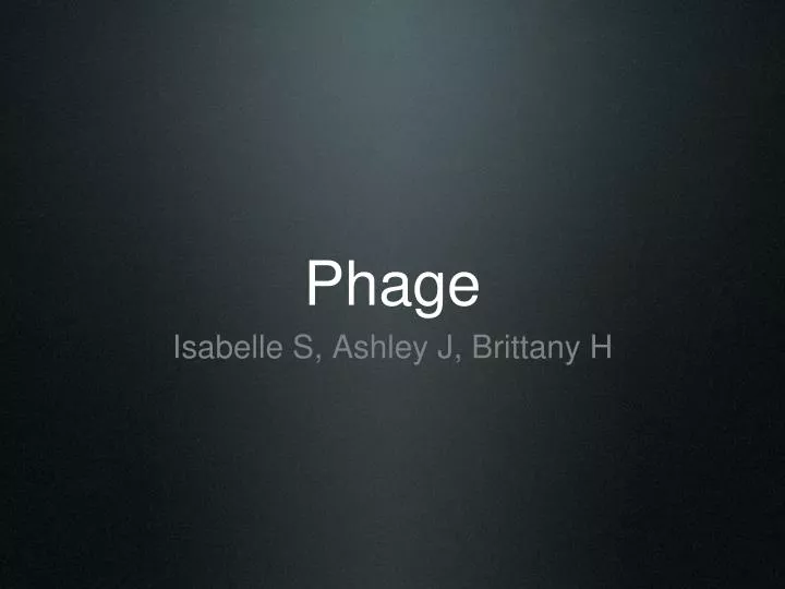 phage