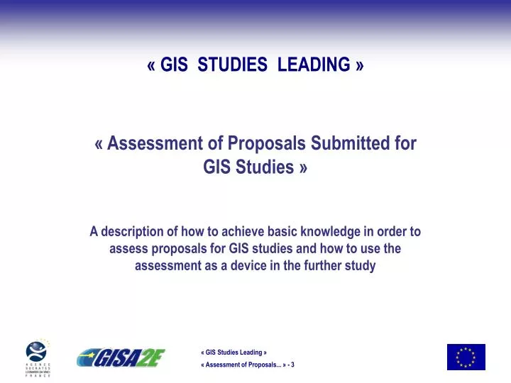 gis studies leading