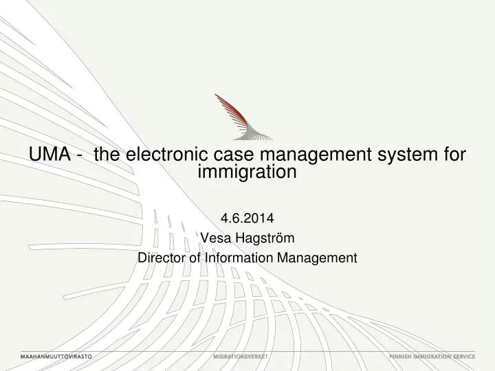 uma the electronic case management system for immigration