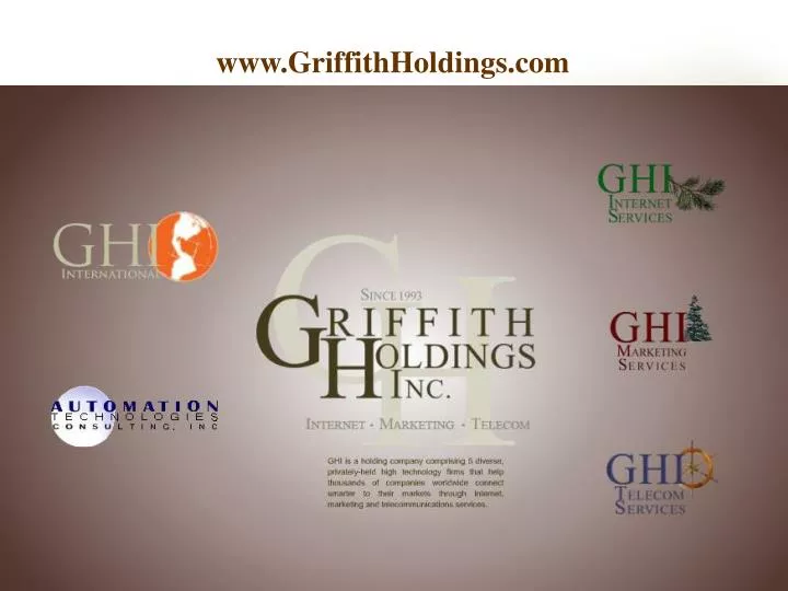 www griffithholdings com