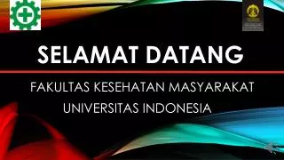 selamat datang