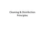 Cleaning &amp; Disinfection Principles