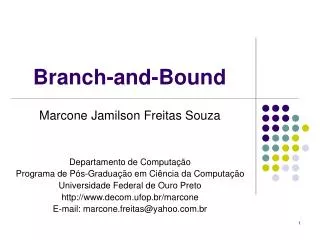 branch and bound