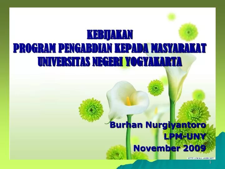 kebijakan program pengabdian kepada masyarakat universitas negeri yogyakarta