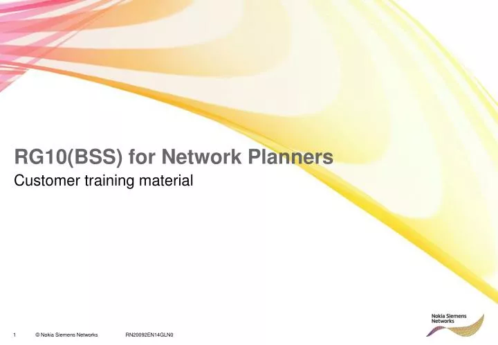 rg10 bss for network planners