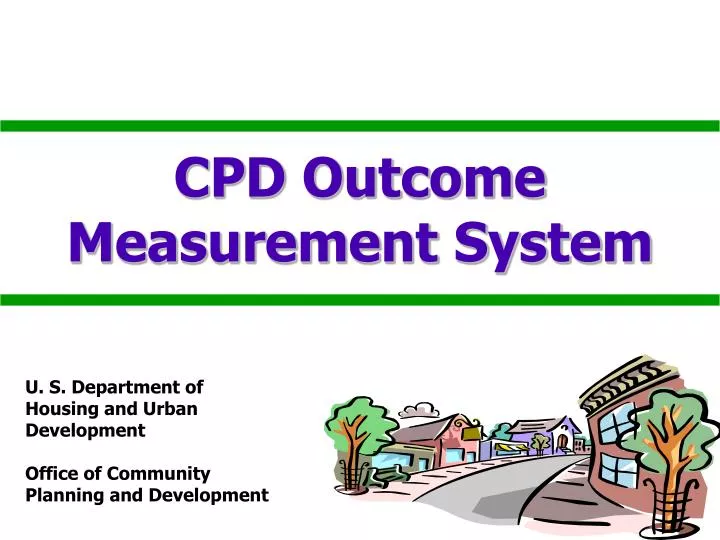 cpd outcome measurement system