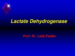 Lactate Dehydrogenase