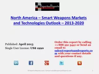 2020 Forecasts to North America Smart Weapons Market