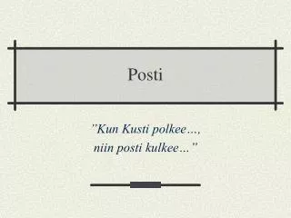 posti