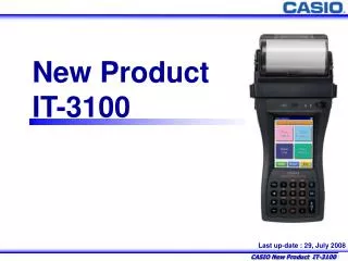 New Product IT-3100