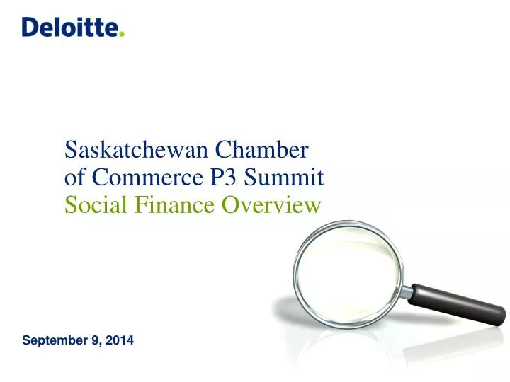 saskatchewan chamber of commerce p3 summit social finance overview