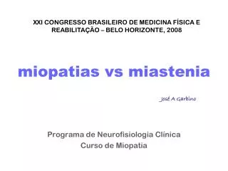miopatias vs miastenia