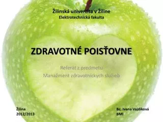 zdravotn pois ovne