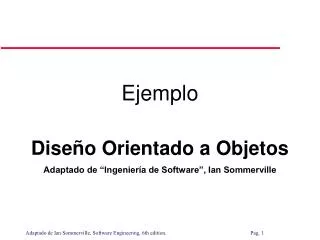 dise o orientado a objetos adaptado de ingenier a de software ian sommerville