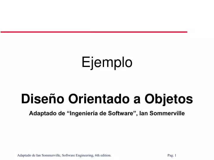 dise o orientado a objetos adaptado de ingenier a de software ian sommerville