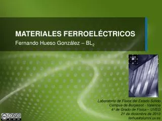 materiales ferroel ctricos