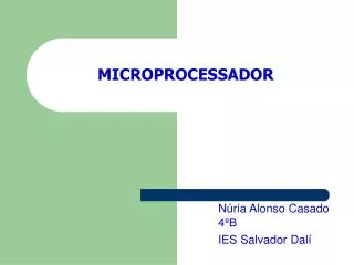microprocessador