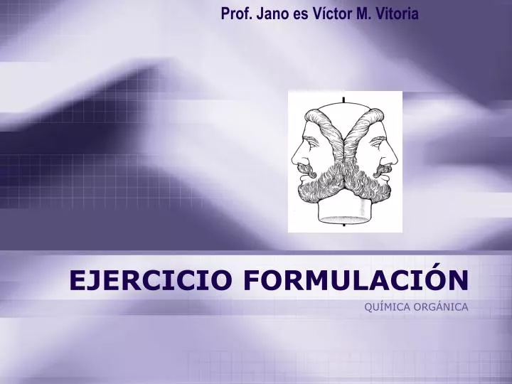 ejercicio formulaci n