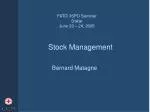 Stock Management - slide 1