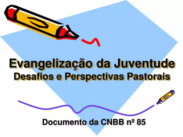 evangeliza o da juventude desafios e perspectivas pastorais