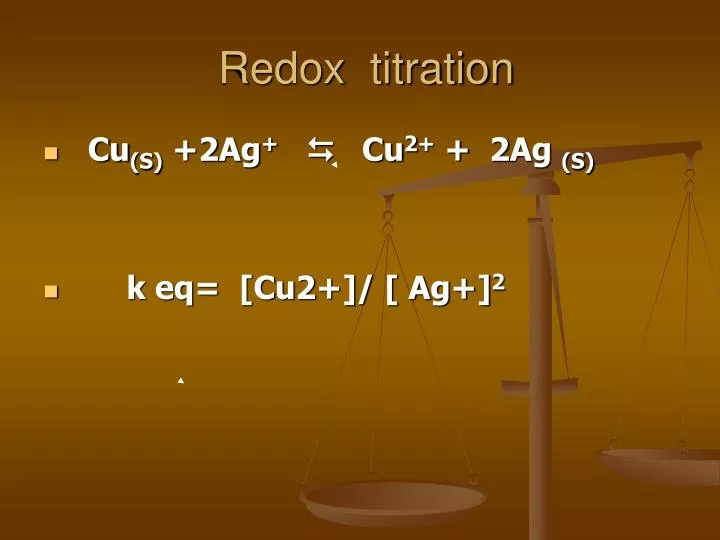 redox titration
