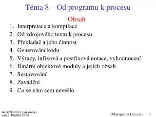 obsah