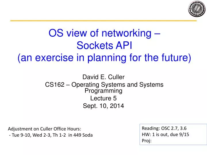 os view of networking sockets api an exercise in planning for the future