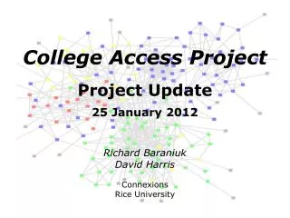 Richard Baraniuk David Harris Connexions Rice University