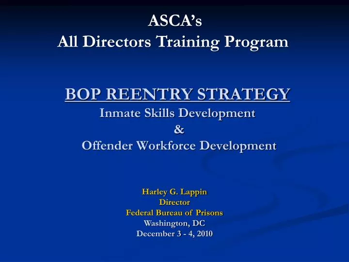 bop reentry strategy inmate skills development offender workforce development