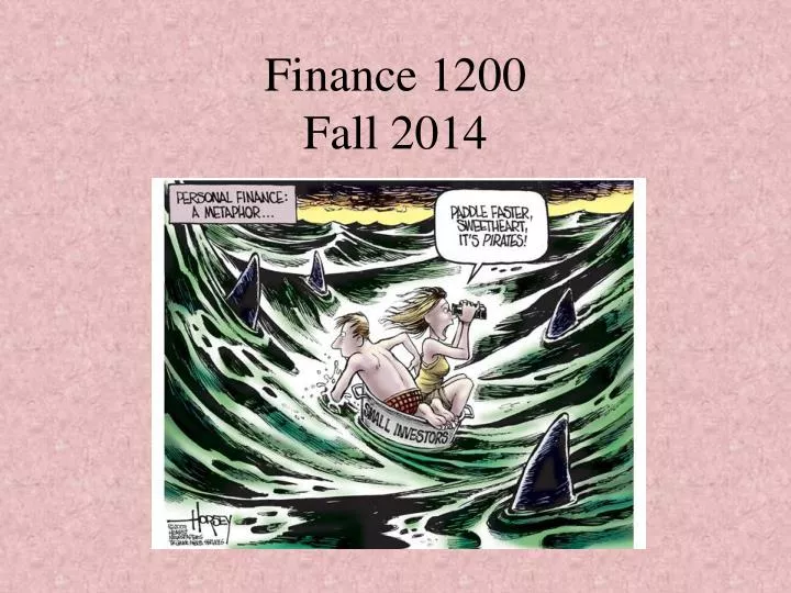finance 1200 fall 2014