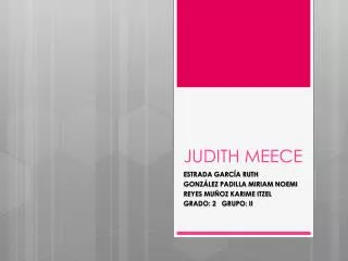judith meece