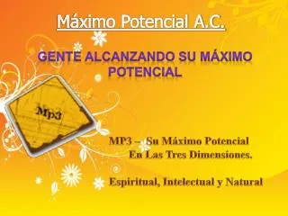 m ximo potencial a c